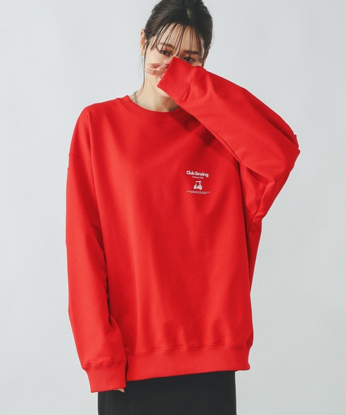 るぷです✩.*˚ セール】乾きやすいスウェット/プリント/裏毛/116273（スウェット