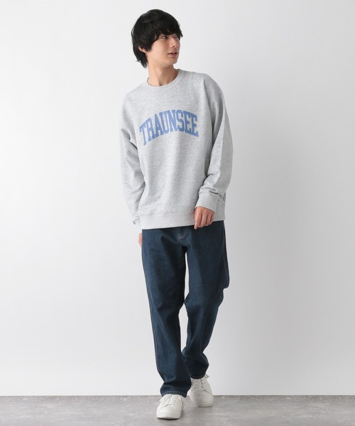 GLOBAL WORK（グローバルワーク）の「乾きやすいスウェット/プリント/裏毛/116273（スウェット・メンズ・ホワイト系6/グレー系6/グリーン/ネイビー/ホワイト系5/グレー系5/グリーン系8/レッド/ホワイト系7・SMALL/MEDIUM/LARGE/X-LARGE）」の21枚目の写真