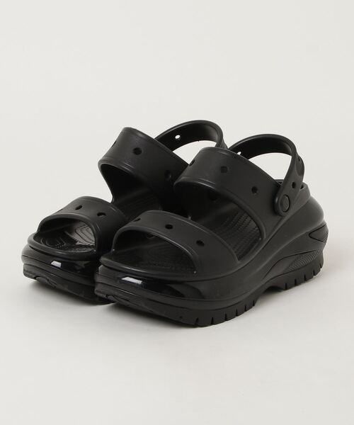 crocs（クロックス）の「Crocs/クロックス CLASSIC MEGA CRUSH SANDAL/クラシック メガクラッシュ サンダル（サンダル・レディース・オフホワイト/ブラック/ホワイト・24cm/25cm/23cm/22cm）」の3枚目の写真