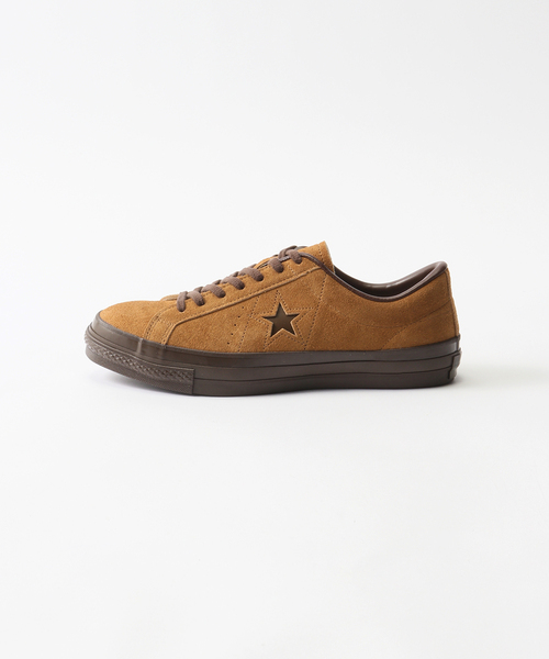 CONVERSE（コンバース）の「Converse / コンバース ONE STAR J SUEDE　35200720（スニーカー・メンズ・ブラウン・27cm/26cm/28cm）」の2枚目の写真
