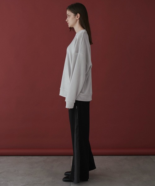 LUCY（ルーシー）の「LUCY/マイクロシャギーワンポイントプルオーバー（スウェット・メンズ・ダークグレー/ライトグレー・MEDIUM/LARGE）」の20枚目の写真