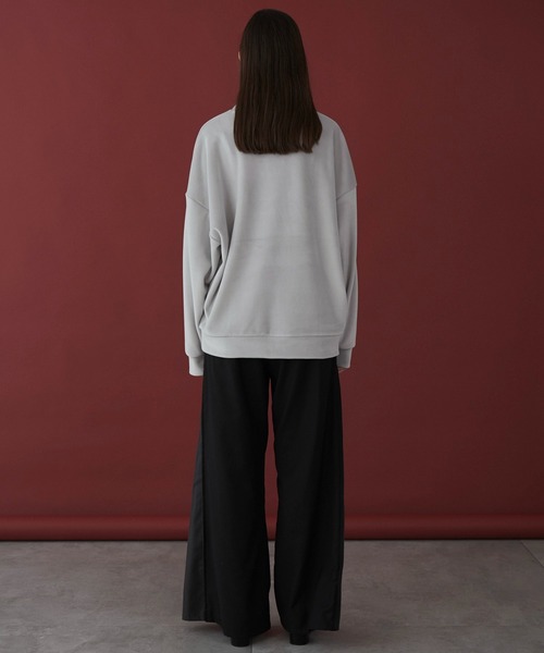 LUCY（ルーシー）の「LUCY/マイクロシャギーワンポイントプルオーバー（スウェット・メンズ・ダークグレー/ライトグレー・MEDIUM/LARGE）」の21枚目の写真