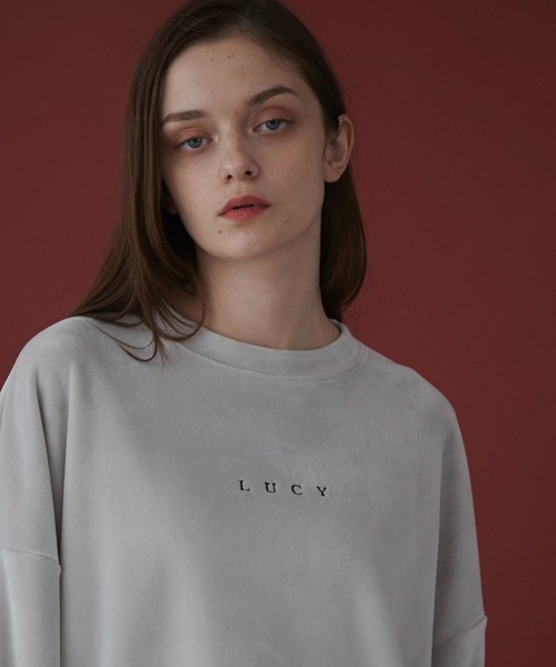 LUCY（ルーシー）の「LUCY/マイクロシャギーワンポイントプルオーバー（スウェット・メンズ・ダークグレー/ライトグレー・MEDIUM/LARGE）」の10枚目の写真