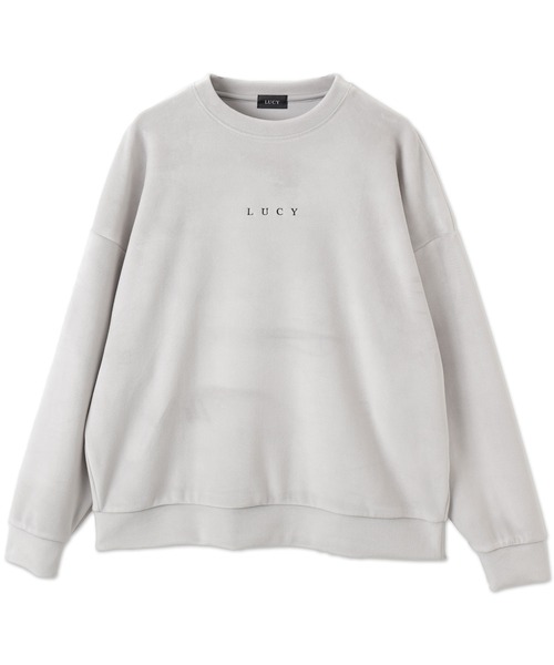 LUCY（ルーシー）の「LUCY/マイクロシャギーワンポイントプルオーバー（スウェット・メンズ・ダークグレー/ライトグレー・MEDIUM/LARGE）」の22枚目の写真