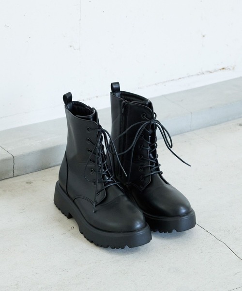 GLOBAL WORK（グローバルワーク）の「スタイルアップレースアップブーツ/149164（ブーツ・キッズ・ブラック・22cm/21cm/23cm/24cm）」の14枚目の写真