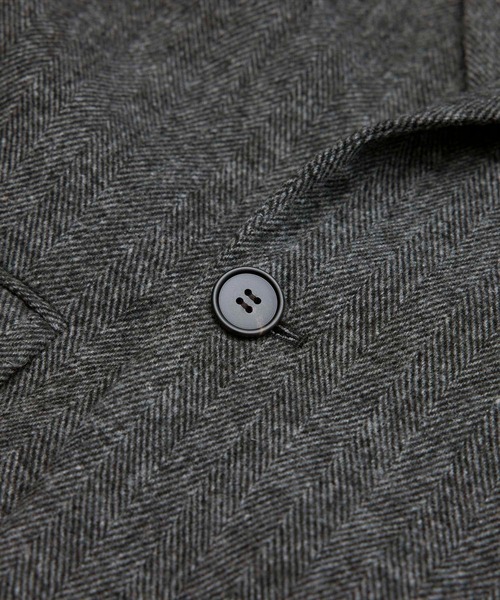 ROPE' PICNIC（ロペピクニック）の「ツイードセミダブルジャケット（テーラードジャケット・レディース・ライトグレー/ブラック/ブラック系その他・40/38）」の4枚目の写真