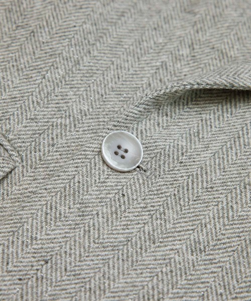 ROPE' PICNIC（ロペピクニック）の「ツイードセミダブルジャケット（テーラードジャケット・レディース・ライトグレー/ブラック/ブラック系その他・40/38）」の6枚目の写真