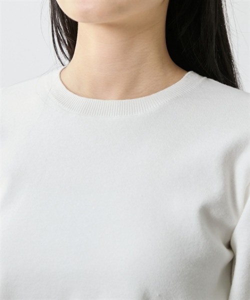 TTOL(トール)の「クロップドニットトップス(ニット/セーター・レディース・アイボリー/ブラック・M-L/L-XL)」の19枚目の写真