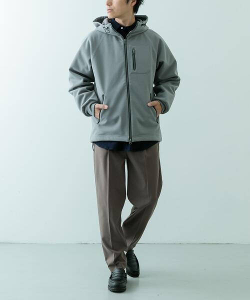 セール】WINDPROOF 裏フリースWzip ボンディングパーカー（パーカー