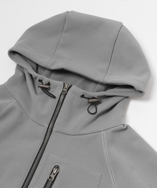 ITEMS URBANRESEARCH（アイテムズ アーバンリサーチ）の「WINDPROOF 裏フリースWzip ボンディングパーカー（パーカー・メンズ・カーキ/ブラック/グレー・MEDIUM/LARGE）」の16枚目の写真