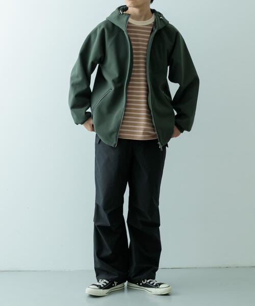 ITEMS URBANRESEARCH（アイテムズ アーバンリサーチ）の「WINDPROOF 裏フリースWzip ボンディングパーカー（パーカー・メンズ・カーキ/ブラック/グレー・MEDIUM/LARGE）」の17枚目の写真