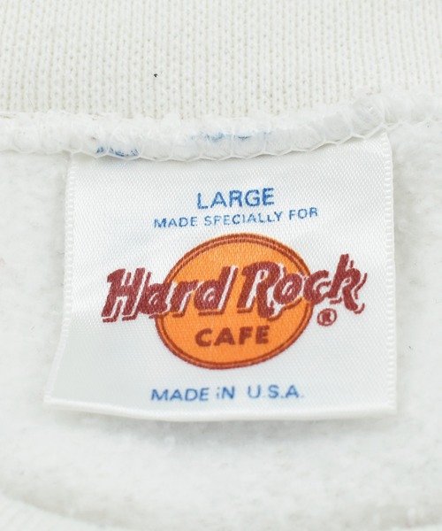 VINTAGE（ヴィンテージ）の「【ヴィンテージ古着】Hard Rock CAFE WASHINGTON D.C 企業ロゴ プリントスウェット（スウェット・メンズ・ホワイト・LARGE）」の6枚目の写真
