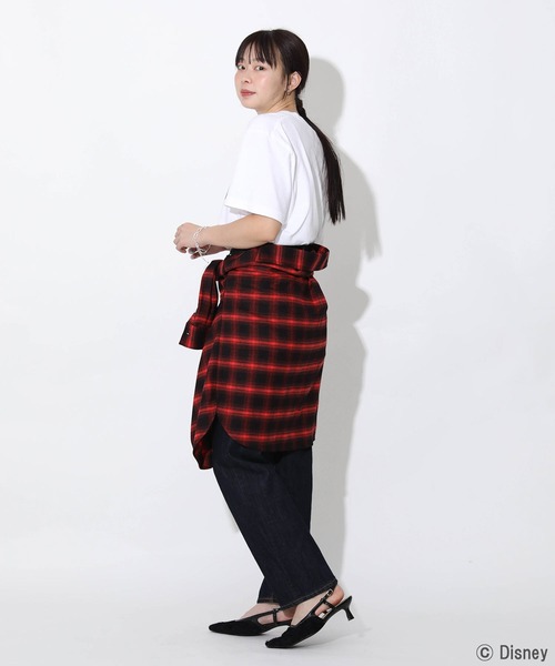 GOOD ROCK SPEED（グッドロックスピード）の「ＭＩＣＫＥＹプリントＴシャツ（Tシャツ/カットソー・レディース・ホワイト・FREE）」の7枚目の写真