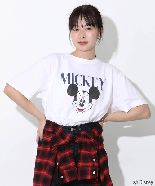 GOOD ROCK SPEED（グッドロックスピード）の「ＭＩＣＫＥＹプリントＴシャツ（Tシャツ/カットソー・レディース・ホワイト・FREE）」の9枚目の写真