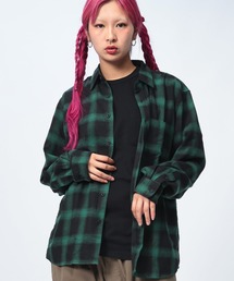 GLOVE HOUSE | GLOVE HOUSE チェック レギュラーカラー 長袖 ネルシャツ(シャツ/ブラウス)