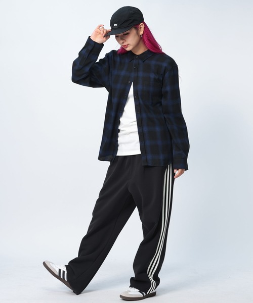 GLOVE HOUSE（グローブハウス）の「GLOVE HOUSE チェック レギュラーカラー 長袖 ネルシャツ（シャツ/ブラウス・メンズ・ブラック/グリーン/ブラウン/ネイビー/ホワイト・M/L/LL）」の21枚目の写真