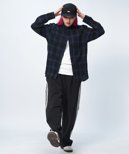 GLOVE HOUSE（グローブハウス）の「GLOVE HOUSE チェック レギュラーカラー 長袖 ネルシャツ（シャツ/ブラウス・メンズ・ブラック/グリーン/ブラウン/ネイビー/ホワイト・M/L/LL）」の22枚目の写真