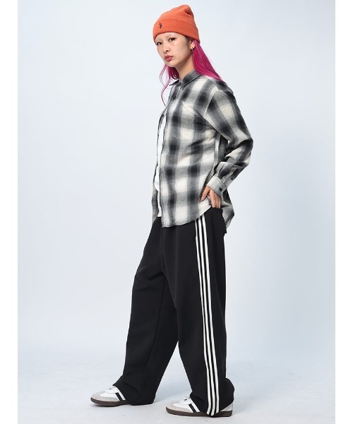 GLOVE HOUSE（グローブハウス）の「GLOVE HOUSE チェック レギュラーカラー 長袖 ネルシャツ（シャツ/ブラウス・メンズ・ブラック/グリーン/ブラウン/ネイビー/ホワイト・M/L/LL）」の7枚目の写真