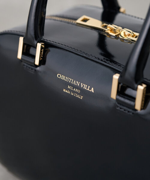COLLAGE GALLARDAGALANTE(コラージュガリャルダガランテ)の「CHRISTIAN VILLA/ボストンバッグ(ボストンバッグ・レディース・ブラック・FREE)」の8枚目の写真
