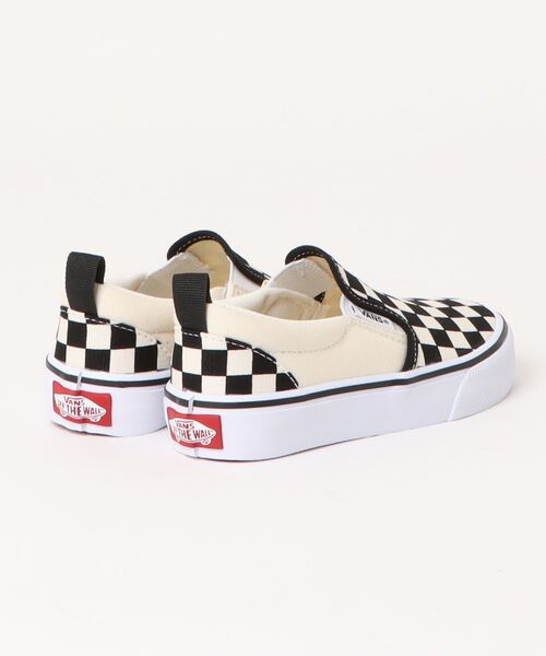 ウッポン VANS ヴァンズ 17-22 SLIP ON スリッポン V98PS BLK/WHT CHECK