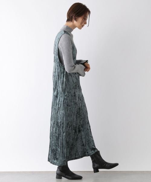 LEPSIM(レプシィム)の「2WAYベロアジャンスカ 147429(ワンピース・レディース・グレー/グリーン系その他・FREE)」の10枚目の写真
