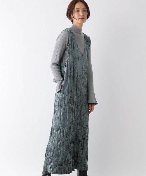 LEPSIM(レプシィム)の「2WAYベロアジャンスカ 147429(ワンピース・レディース・グレー/グリーン系その他・FREE)」の12枚目の写真