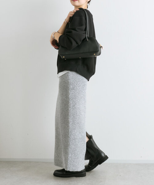 RIVE DROITE（リヴドロワ）の「【シルエット◎】裏起毛ドルマンスウェット（スウェット・レディース・ブラック/グレー/モカ・FREE）」の21枚目の写真