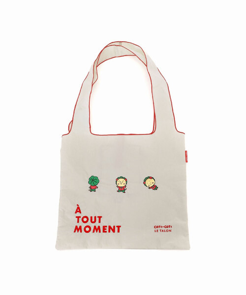 LE TALON(ルタロン)の「《追加》COJI-COJI×LE TALON トートBAG(トートバッグ・レディース・カーキ/アイボリー/パープル・FREE)」の4枚目の写真