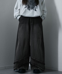 NILWAY | ヴィンテージアソート ワイドシルエット袴デニムパンツ(デニムパンツ)
