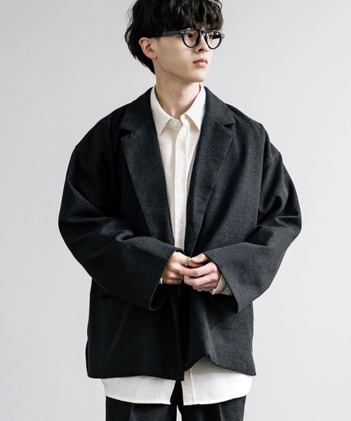 【セール】オーバーサイズツイードダブルブレストジャケット(テーラードジャケット)|Rocky Monroe(ロッキーモンロー) 【セール】オーバーサイズツイードダブルブレストジャケット(テーラードジャケット)|Rocky Monroe(ロッキーモンロー)