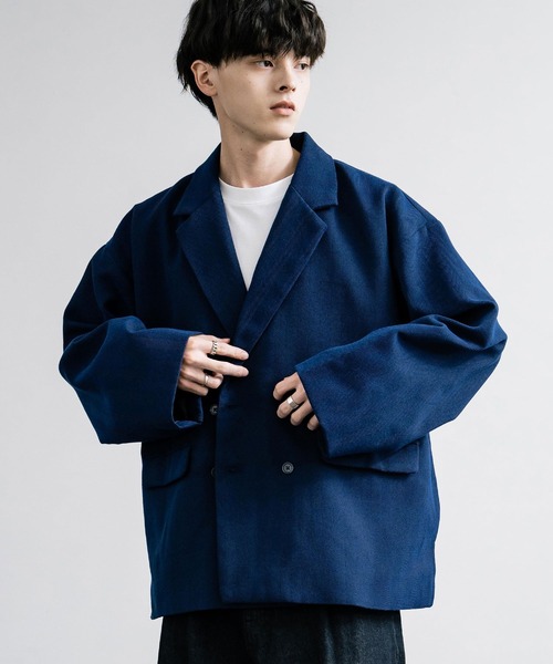 【セール】オーバーサイズツイードダブルブレストジャケット(テーラードジャケット)|Rocky Monroe(ロッキーモンロー) 【セール】オーバーサイズツイードダブルブレストジャケット(テーラードジャケット)|Rocky Monroe(ロッキーモンロー)