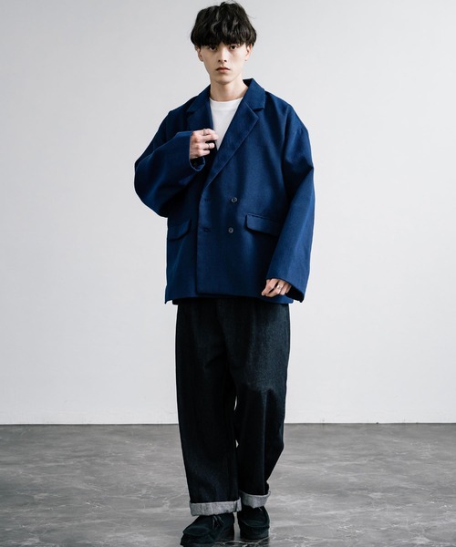 【セール】オーバーサイズツイードダブルブレストジャケット(テーラードジャケット)|Rocky Monroe(ロッキーモンロー) 【セール】オーバーサイズツイードダブルブレストジャケット(テーラードジャケット)|Rocky Monroe(ロッキーモンロー)