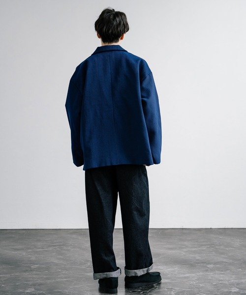 【セール】オーバーサイズツイードダブルブレストジャケット(テーラードジャケット)|Rocky Monroe(ロッキーモンロー) 【セール】オーバーサイズツイードダブルブレストジャケット(テーラードジャケット)|Rocky Monroe(ロッキーモンロー)