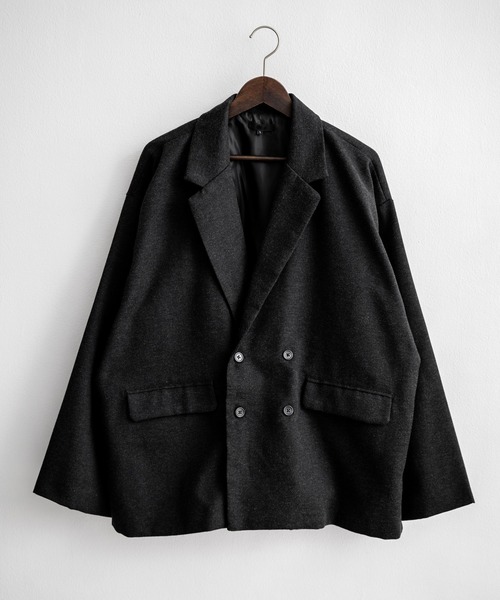 【セール】オーバーサイズツイードダブルブレストジャケット(テーラードジャケット)|Rocky Monroe(ロッキーモンロー) 【セール】オーバーサイズツイードダブルブレストジャケット(テーラードジャケット)|Rocky Monroe(ロッキーモンロー)