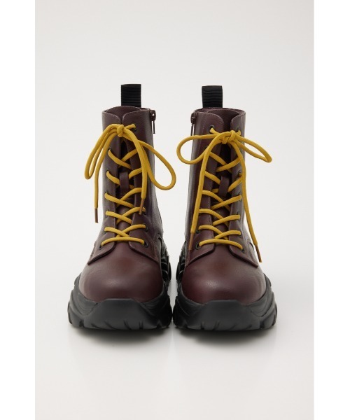 RODEO CROWNS WIDE BOWL(ロデオクラウンズワイドボウル)の「レースアップ ボリュームブーツ(ブーツ・レディース・ブラック/ダークグリーン/マジェンタ・MEDIUM/LARGE)」の13枚目の写真