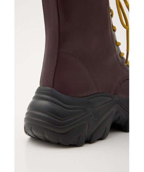 RODEO CROWNS WIDE BOWL(ロデオクラウンズワイドボウル)の「レースアップ ボリュームブーツ(ブーツ・レディース・ブラック/ダークグリーン/マジェンタ・MEDIUM/LARGE)」の15枚目の写真