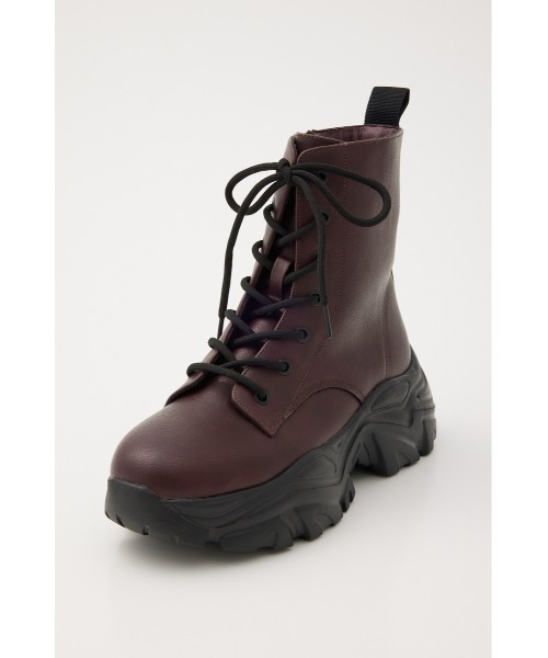 RODEO CROWNS WIDE BOWL(ロデオクラウンズワイドボウル)の「レースアップ ボリュームブーツ(ブーツ・レディース・ブラック/ダークグリーン/マジェンタ・MEDIUM/LARGE)」の20枚目の写真