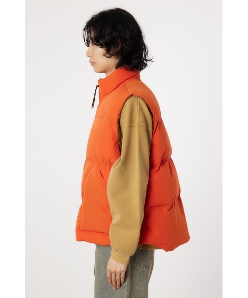 RODEO CROWNS WIDE BOWL（ロデオクラウンズワイドボウル）の「stand-neck パディングベスト（ベスト・メンズ・オレンジ/マルチ/ブラック・MEDIUM/LARGE）」の20枚目の写真