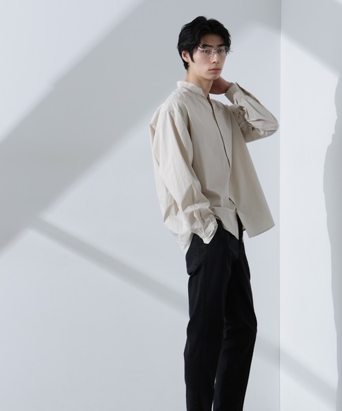 NANO universe（ナノユニバース）の「NORMANBROS別注 ストレッチイージーデニム（デニムパンツ・メンズ・ブラック/ライトブルー/ネイビー・L/M）」の5枚目の写真