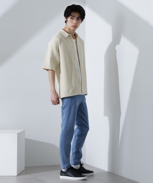 NANO universe（ナノユニバース）の「NORMANBROS別注 ストレッチイージーデニム（デニムパンツ・メンズ・ブラック/ライトブルー/ネイビー・L/M）」の13枚目の写真