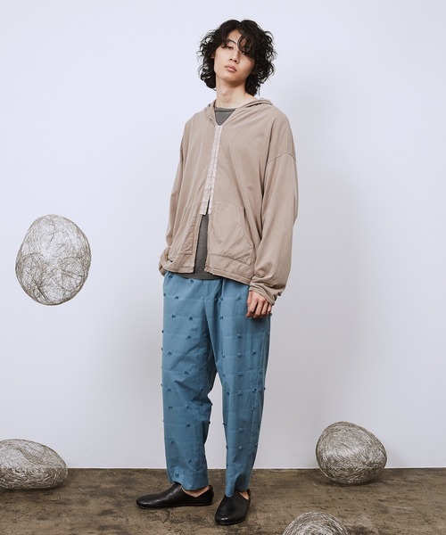 Dulcamara（ドゥルカマラ）の「LogoカットJQイージースラックス（スラックス・メンズ・ブラック/ブルーグレー・2/0/1）」の3枚目の写真