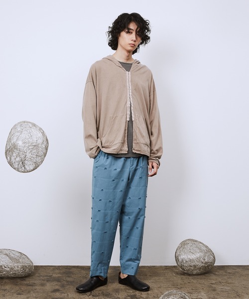 Dulcamara（ドゥルカマラ）の「LogoカットJQイージースラックス（スラックス・メンズ・ブラック/ブルーグレー・2/0/1）」の4枚目の写真