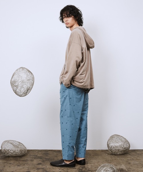 Dulcamara（ドゥルカマラ）の「LogoカットJQイージースラックス（スラックス・メンズ・ブラック/ブルーグレー・2/0/1）」の5枚目の写真