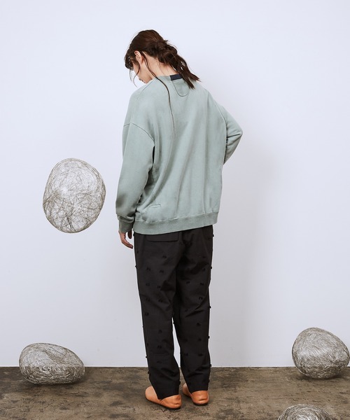 Dulcamara（ドゥルカマラ）の「LogoカットJQイージースラックス（スラックス・メンズ・ブラック/ブルーグレー・2/0/1）」の9枚目の写真