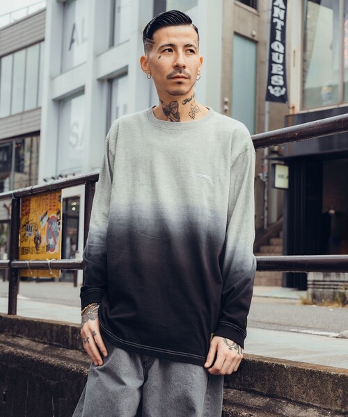 Subciety(サブサエティ)の「Gradation tee L/S(Tシャツ/カットソー・メンズ・ブラック/ブルー・SMALL/MEDIUM/LARGE/X-LARGE)」の10枚目の写真
