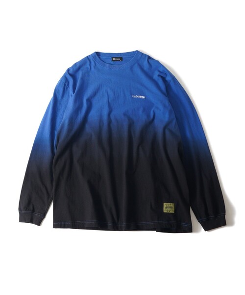 Subciety(サブサエティ)の「Gradation tee L/S(Tシャツ/カットソー・メンズ・ブラック/ブルー・SMALL/MEDIUM/LARGE/X-LARGE)」の13枚目の写真