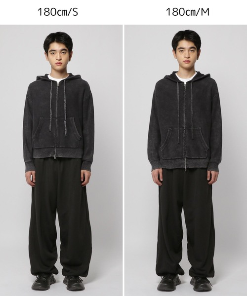 3.3 Field Trip (3.3フィールドトリップ)の「3.3 Field Trip/ピグメントニットパーカー(パーカー・メンズ・ブラック・SMALL/MEDIUM)」の14枚目の写真