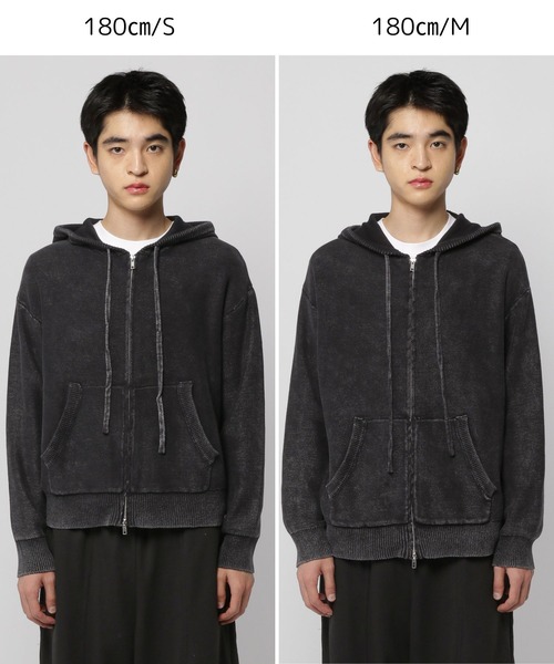 3.3 Field Trip (3.3フィールドトリップ)の「3.3 Field Trip/ピグメントニットパーカー(パーカー・メンズ・ブラック・SMALL/MEDIUM)」の15枚目の写真