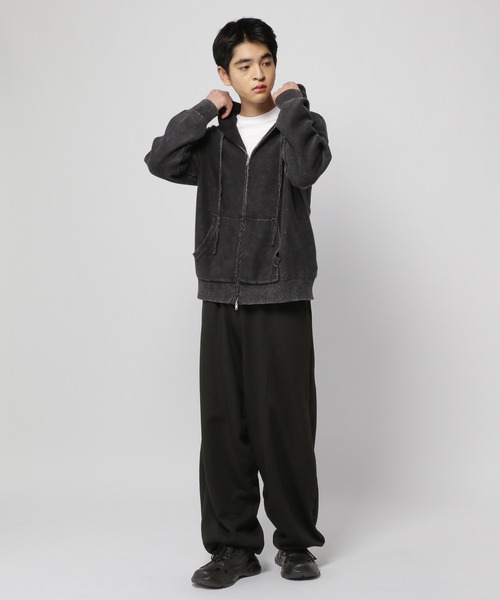 3.3 Field Trip (3.3フィールドトリップ)の「3.3 Field Trip/ピグメントニットパーカー(パーカー・メンズ・ブラック・SMALL/MEDIUM)」の8枚目の写真