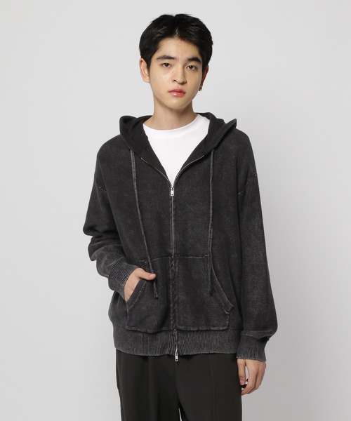 3.3 Field Trip (3.3フィールドトリップ)の「3.3 Field Trip/ピグメントニットパーカー(パーカー・メンズ・ブラック・SMALL/MEDIUM)」の10枚目の写真